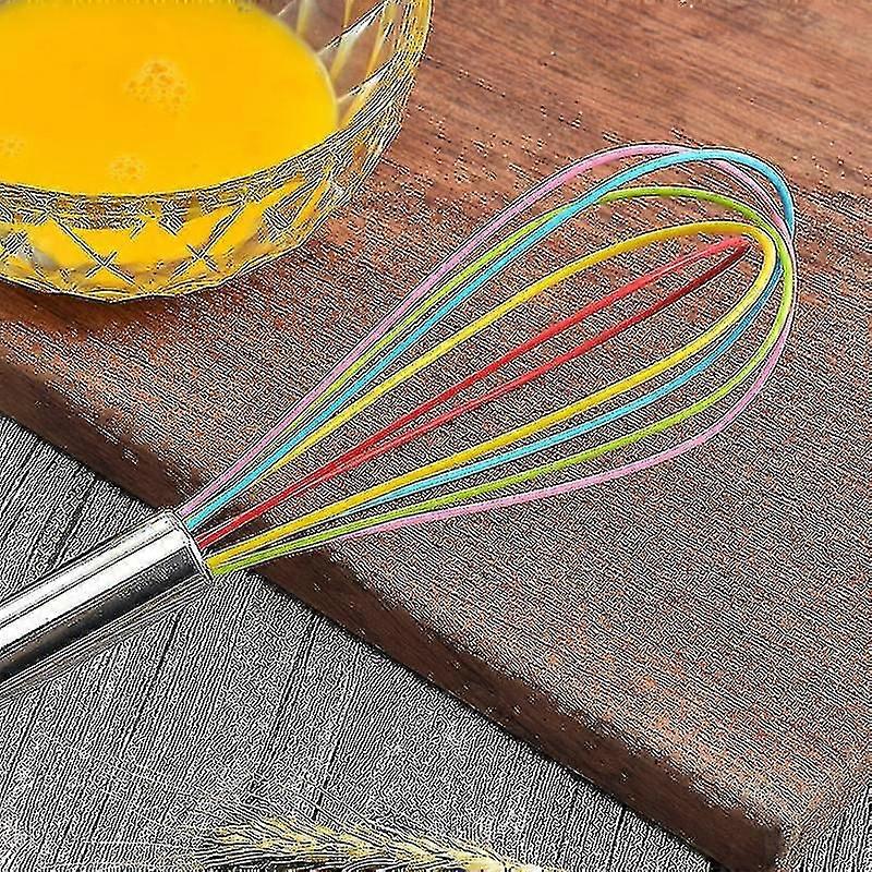 2pcs Kit Silic Egg Whisk, Silic Egg Whisk, Silic Egg Whisk, Less Steel Ba Tools