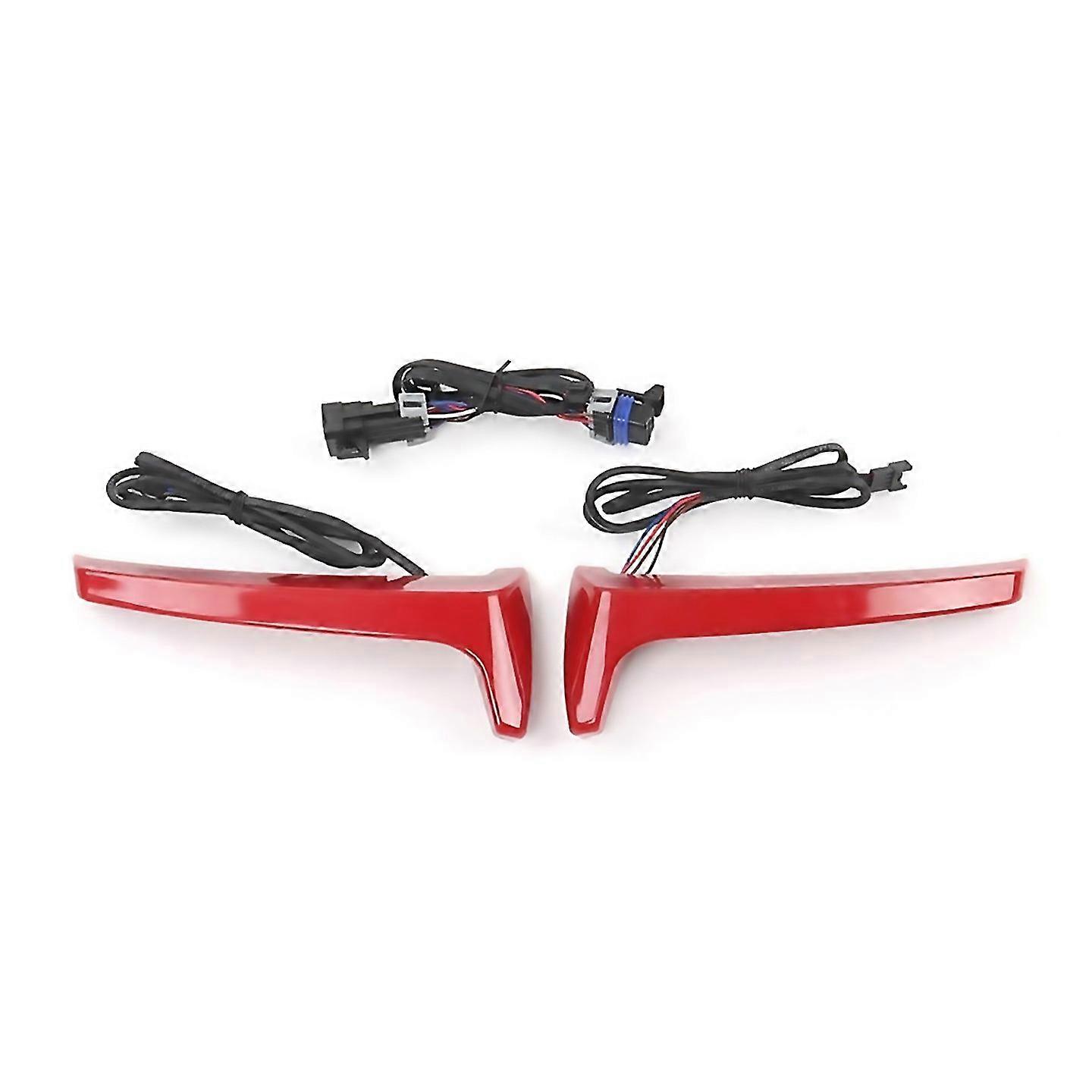 For Motorcycle Rear Side Saddlebag Led Indicator For Indian Red