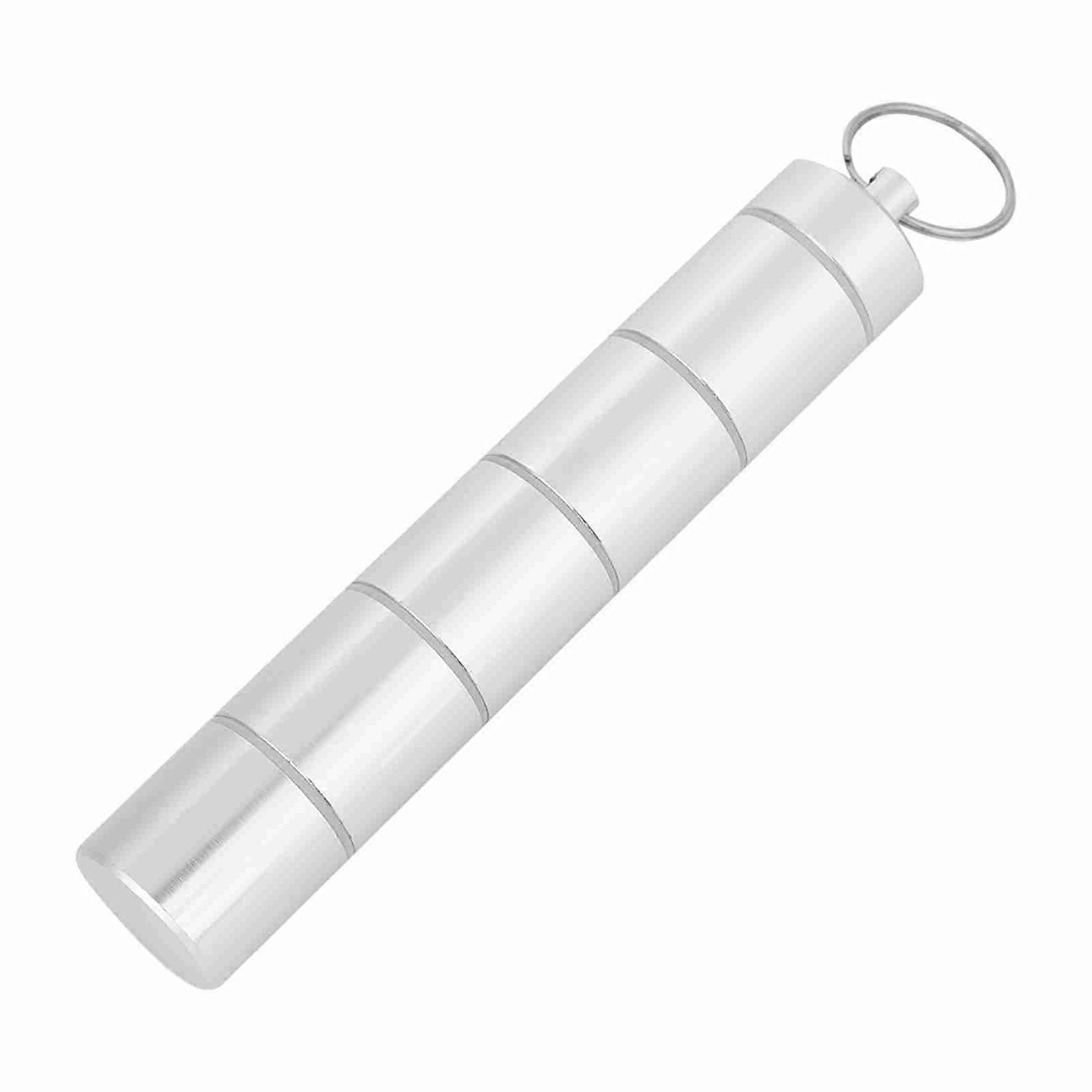 Mini Portable Waterproof Pill Box with Keychain (6 Boxes)