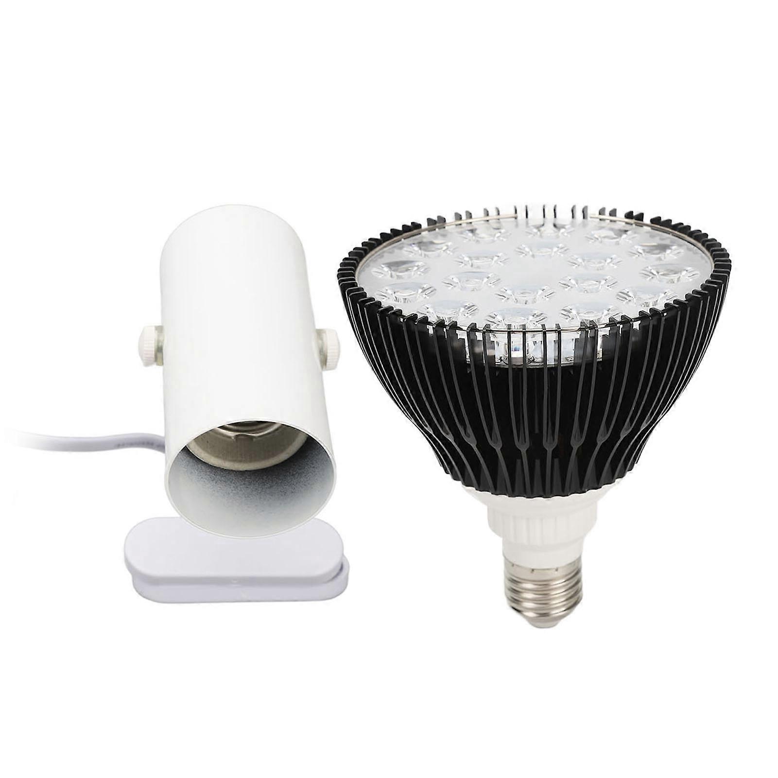 Lampe UV noire, lampe de brone ultraviolette, 18 puces lumineuses, projecteur avec grande pince, prise britannique 110-240 V