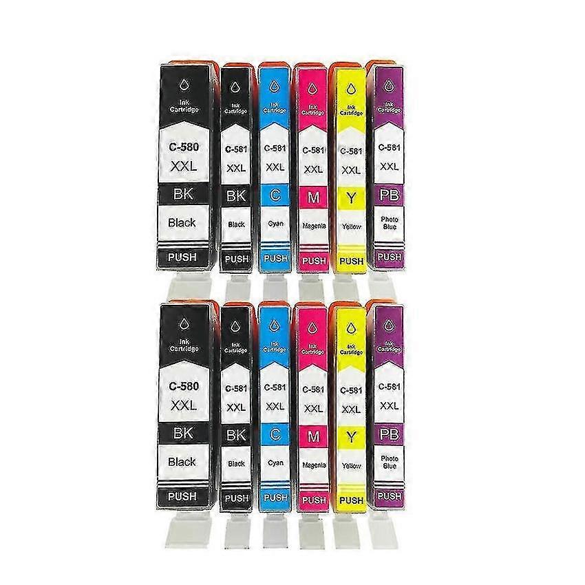 Canon PGI-580 CLI-581 Ink Cartridge for Pixma TR7550 TR8550 TS6150 TS6151 Printer