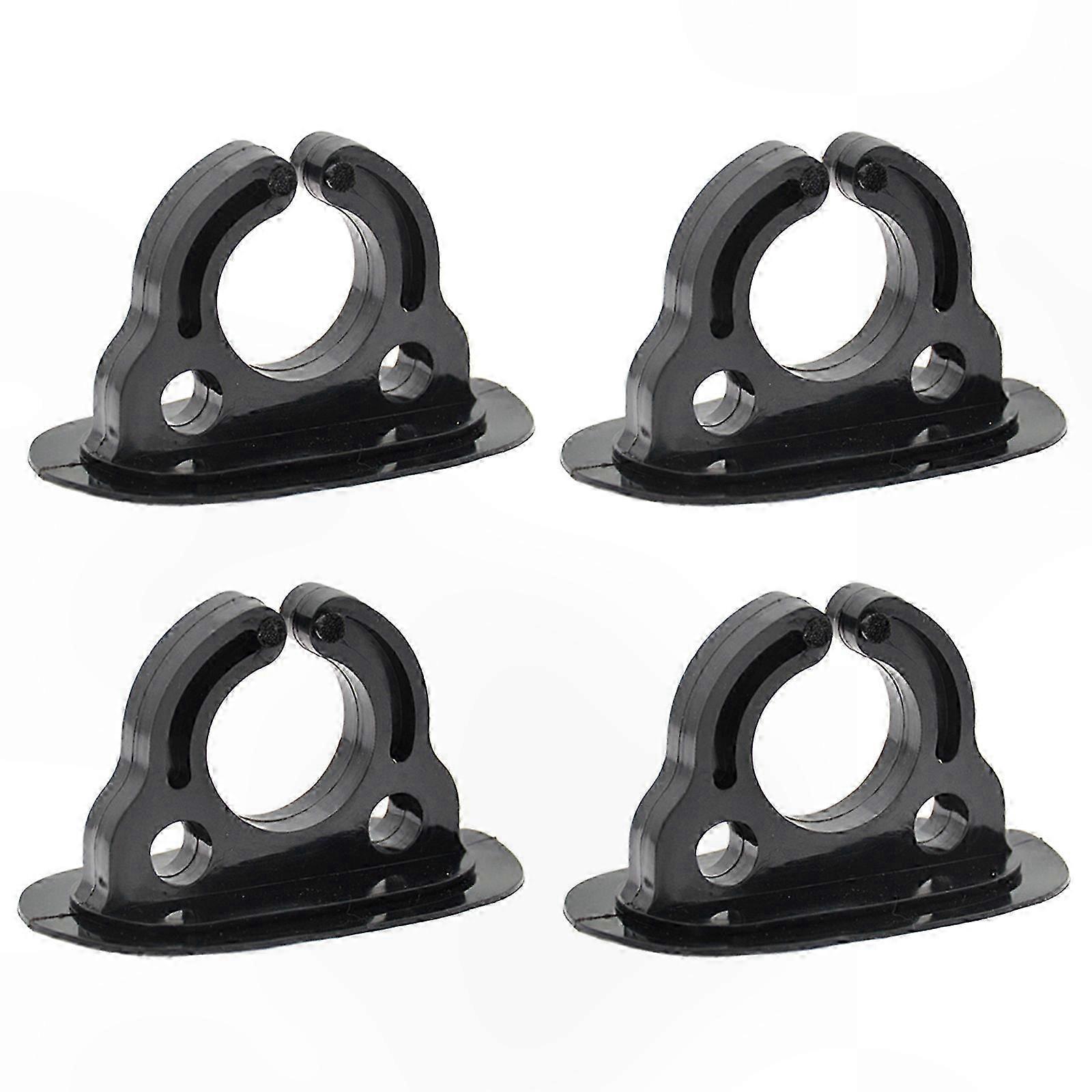 4-Pack Kayak Oar Holders Plastic Paddle Clips for Inflatable Boats Easy Installation Oar Keeper Accessory