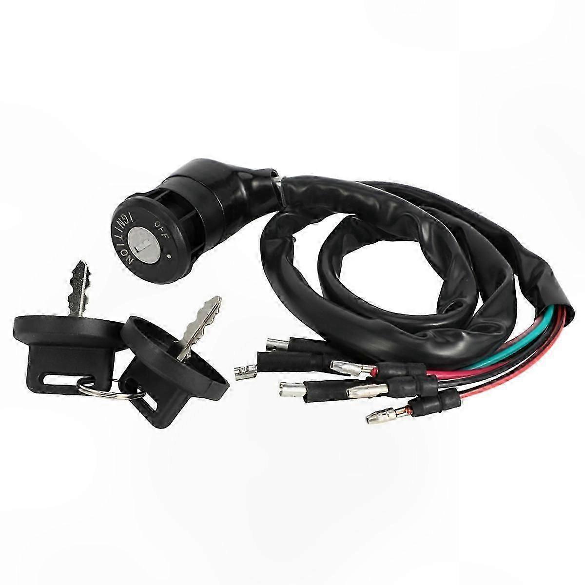 Ignition Key Switch for ATV Models Including Fourtrax and Foreman Series 350cc Engine Types Replacement Part Number 35100HA7675 35010HA7670