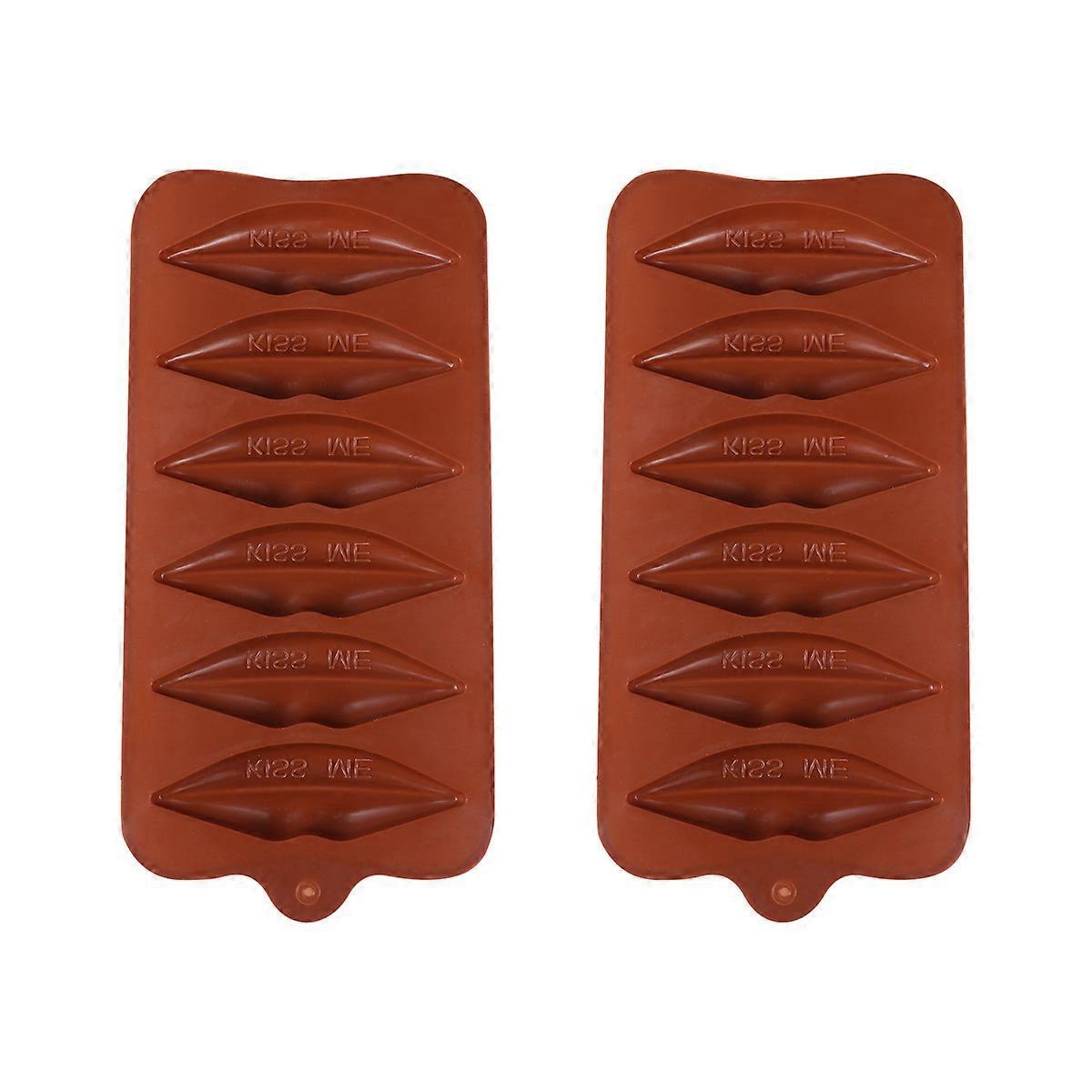 Creative Baking Tools Chocolate Silicone Molds for Homemade Use 2Pcs