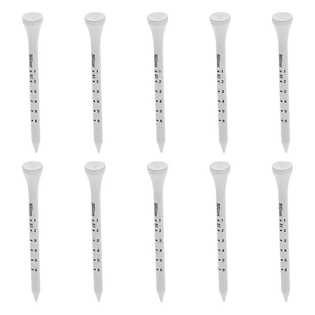 Golf Practice Tees 50Pcs Wood Material Assorted Color Golfing 8X0.4X0.4Cm Ball Holder