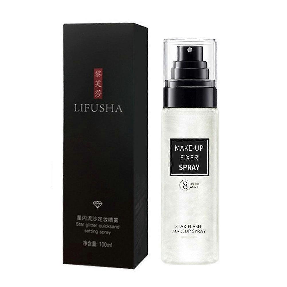 Gold Infused Makeup Setting Spray Long Lasting Moisturizing Face Mist For Flawless Shine Free Finish