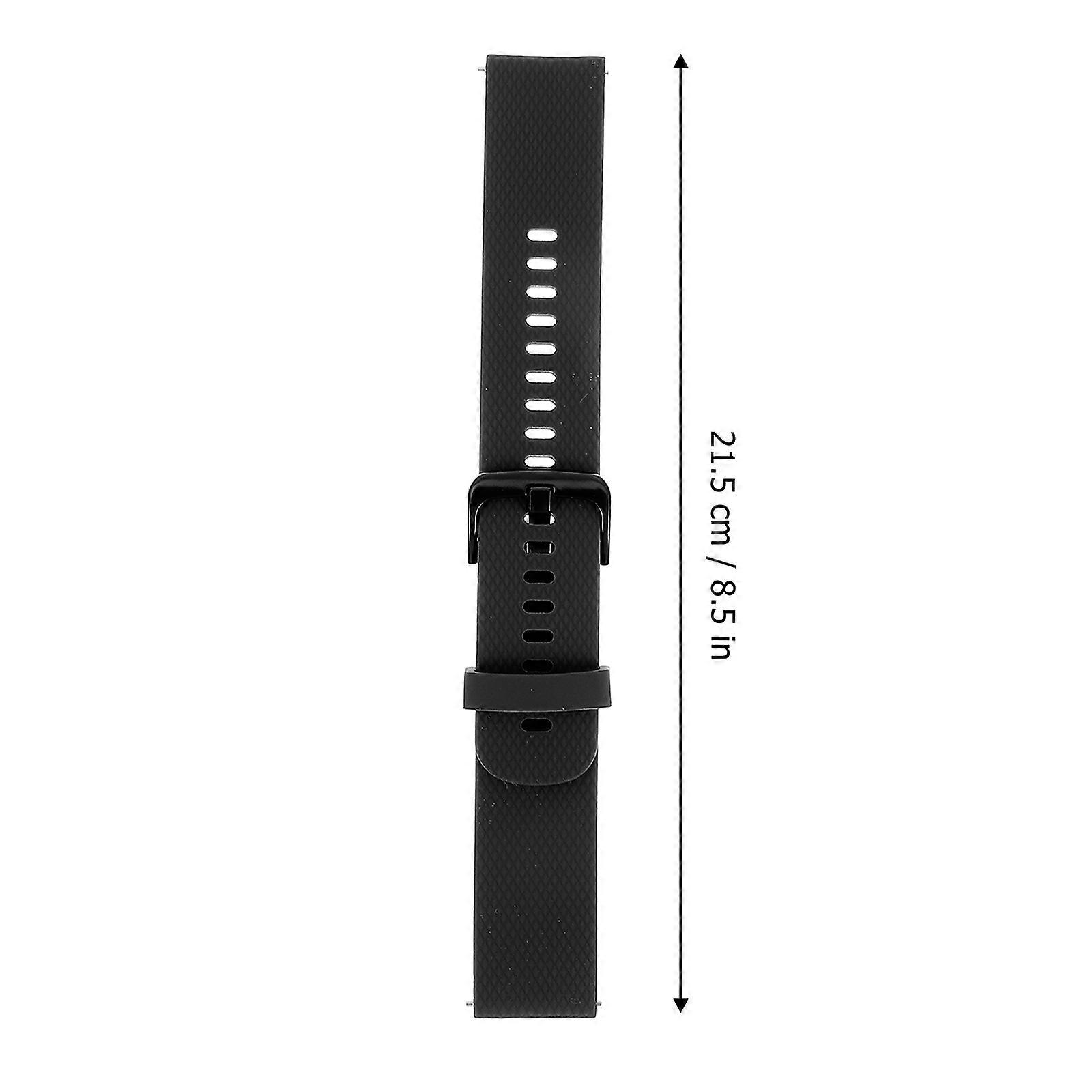 Breathable Silicone Watch Strap Replacement Band 2Pcs for Watch
