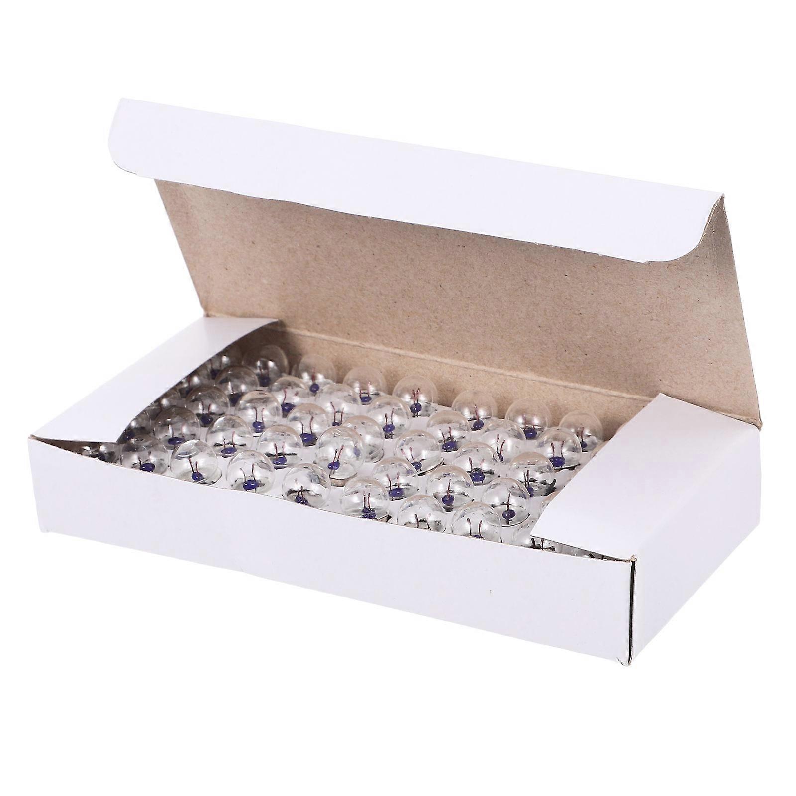 Mini Led Light Bulbs Round Shape Material Bright Flashlight Bulbs Safe For Students Makers Electrical Components 50Pack