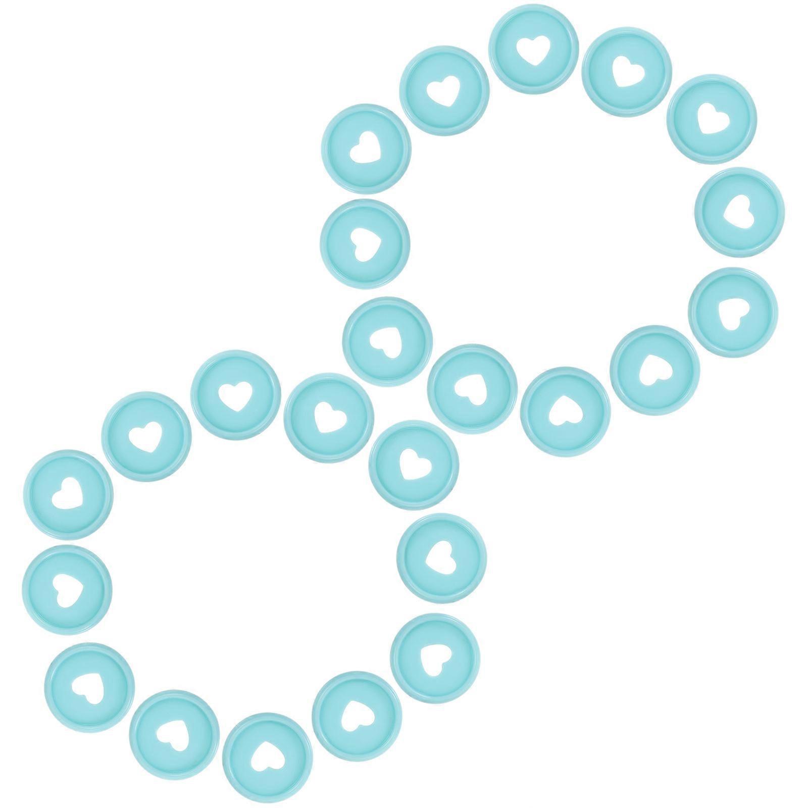 Loose-Leaf Binder Discs 250 Pcs Round Expansion Discs For Teachers Office Users Home Applications In Sky-Blue Color
