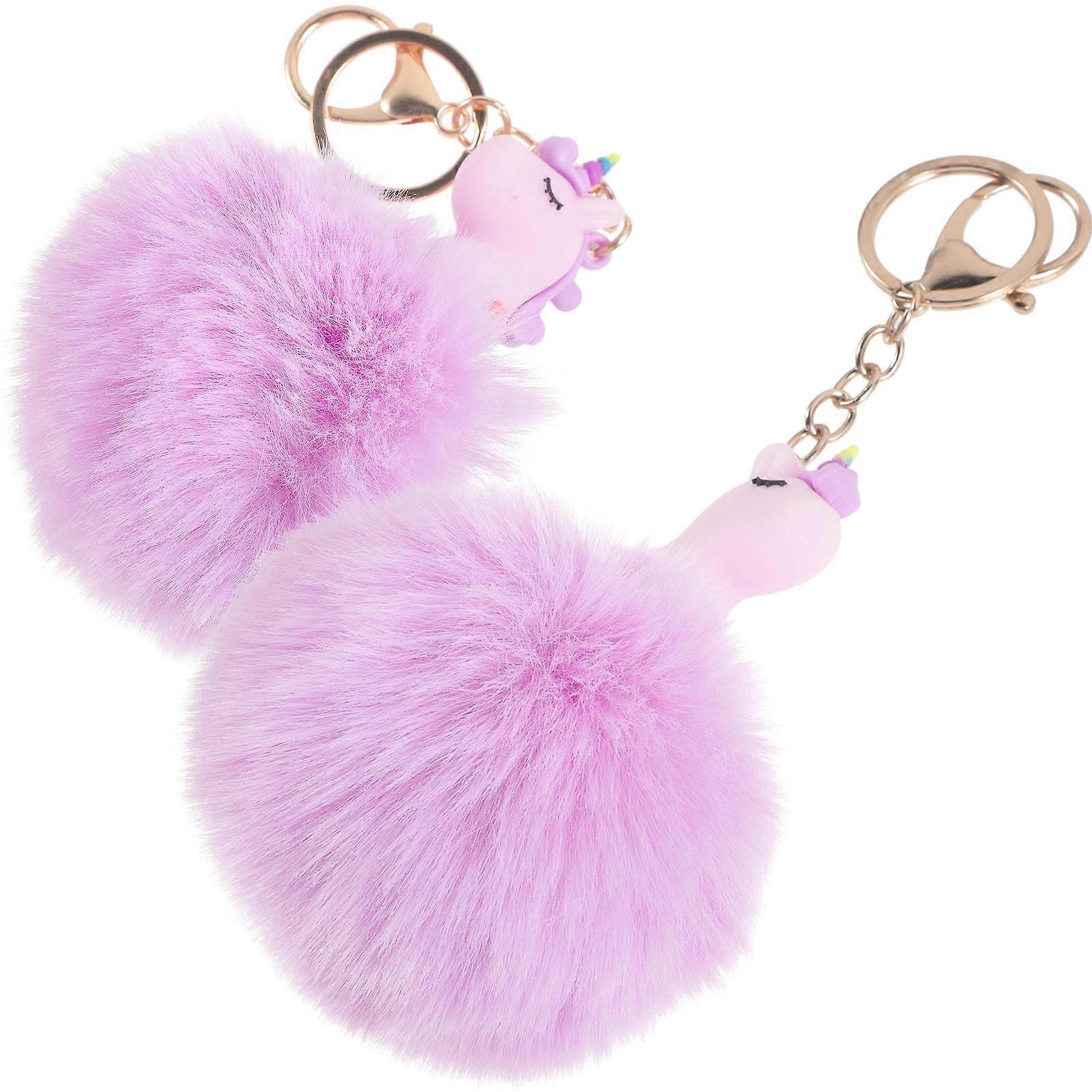 Keychain Decor Pendant for Bag Decoration 4Pcs Practical Keychain