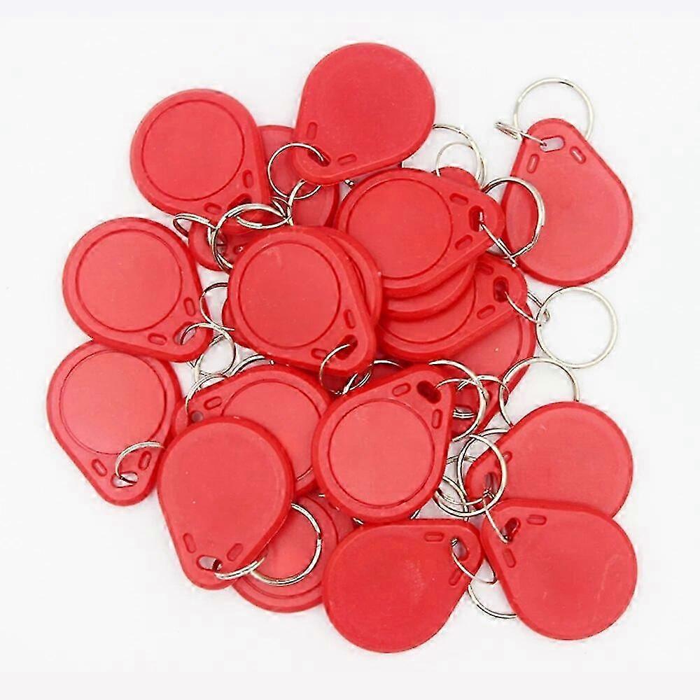 100pcS/lot 13.56MHz IC M1 Keyfobs Tags Access Control Key Finder Card Token Attendance Management Keychain key 2025