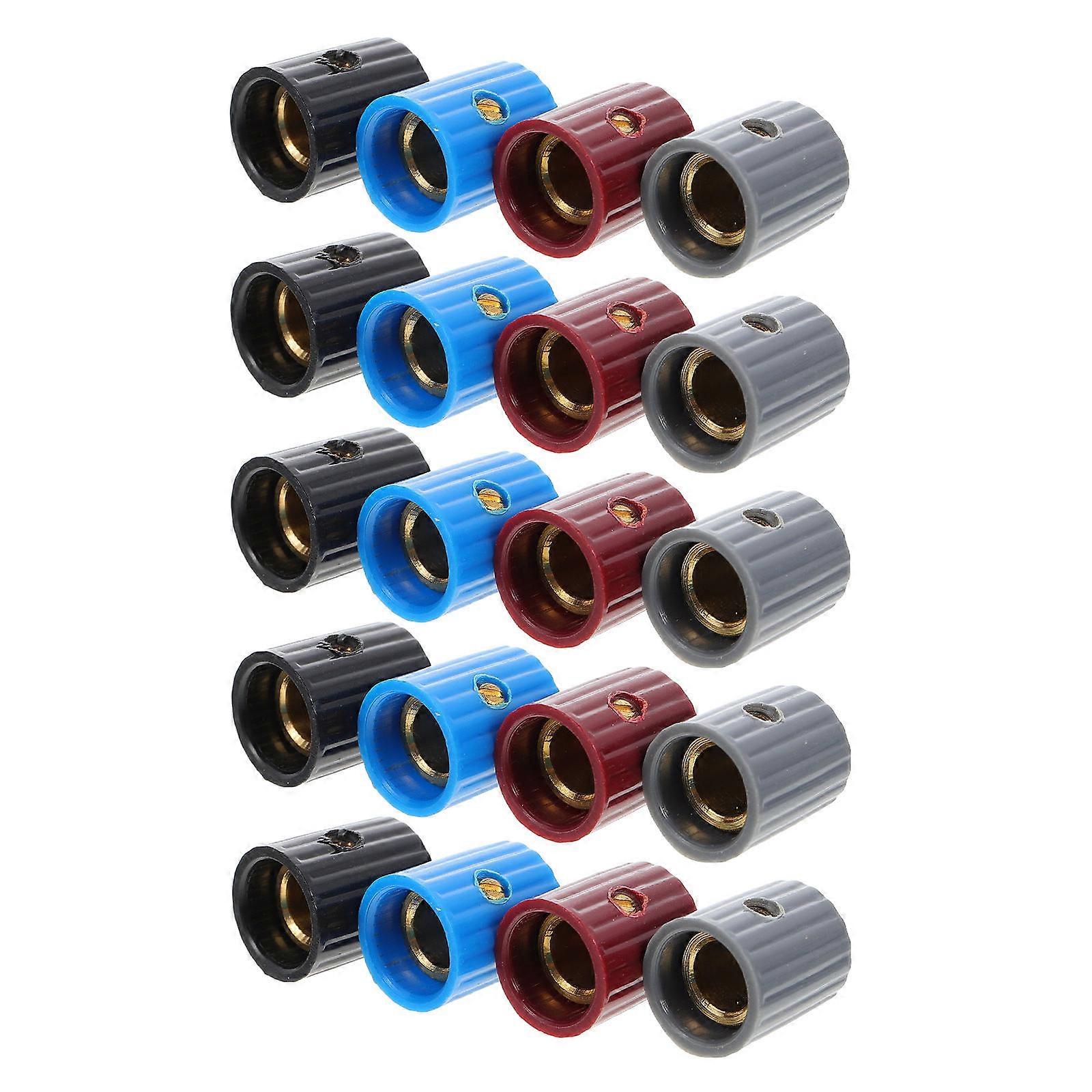 40Pcs Guitar Amplifier Knobs Effect Pedal Knobs for Guitar Use