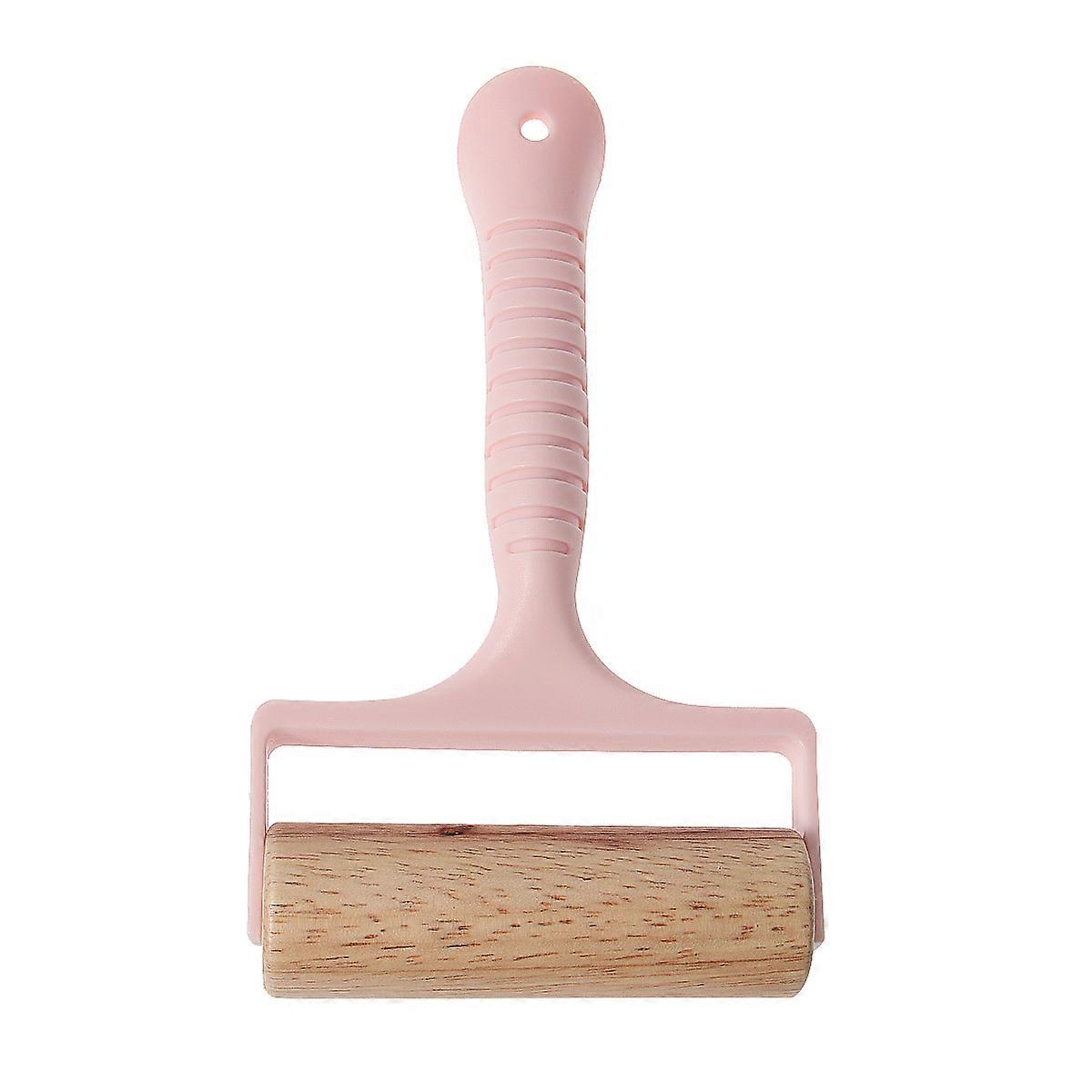 T-Shape Solid Wood Rolling Pin Cooking Equipment For Children Multi Color Dough Rolling 2 Pcs