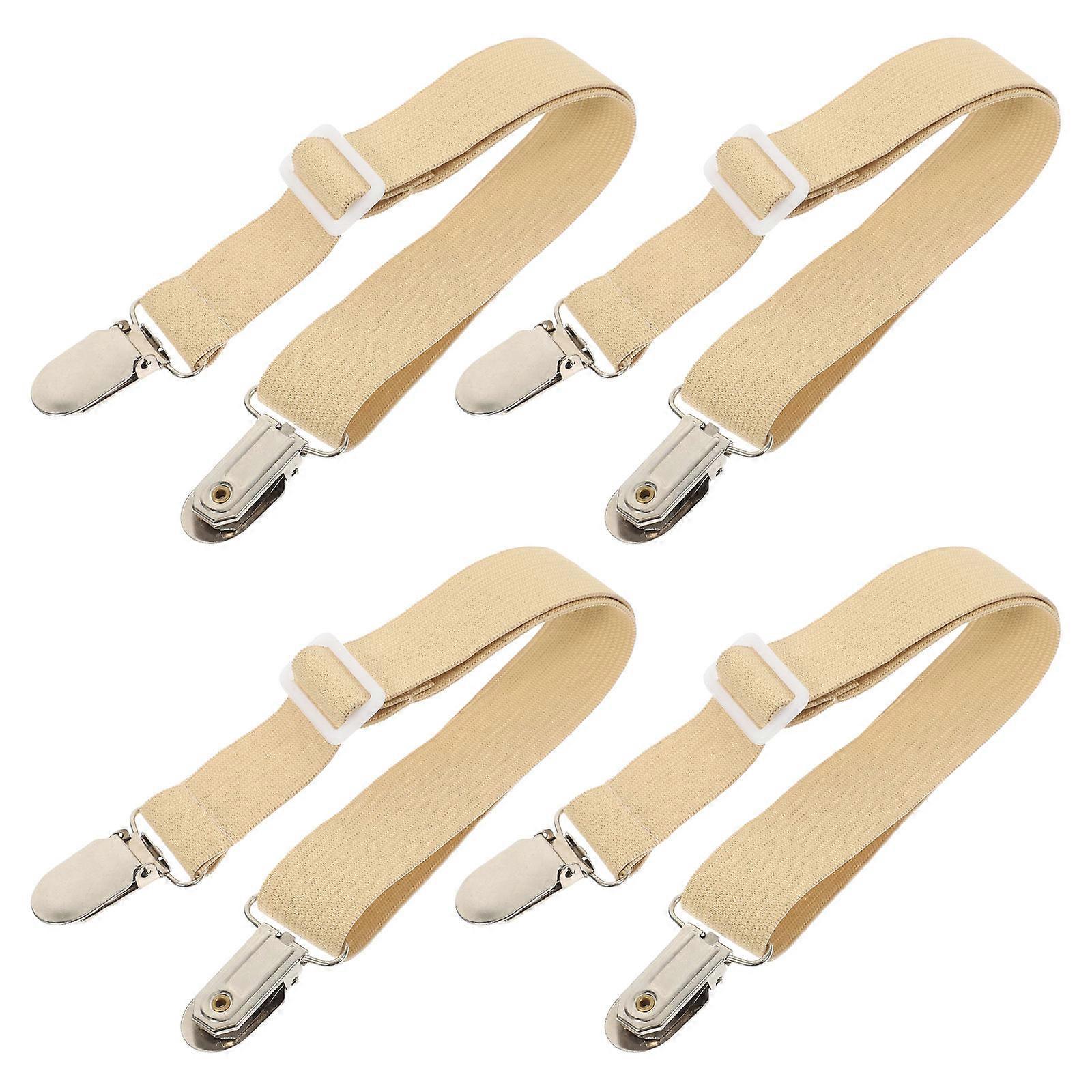 Adjustable Elastic Bed Sheet Clips for Mattress Corner 20Pcs Straps