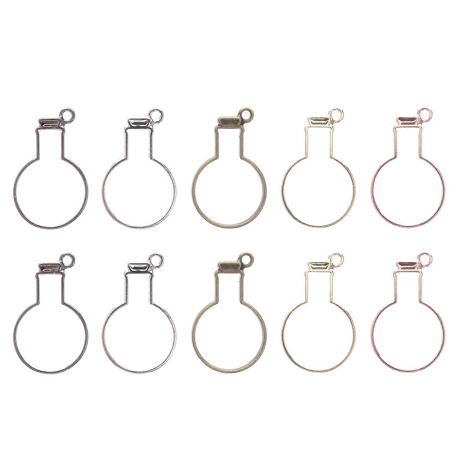 DIY Alloy Charms Open Bezels for Drift Bottle Bezels 150Pcs