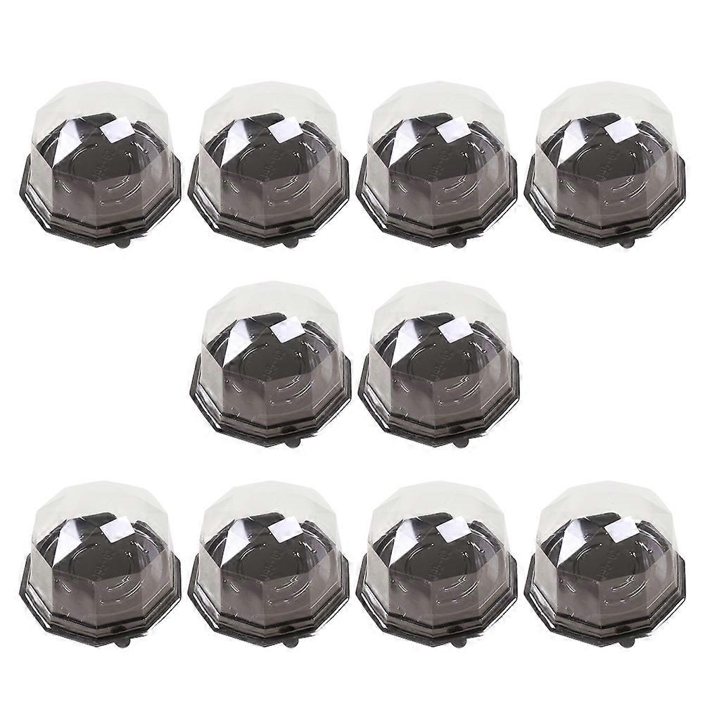 Clear Plastic Cake Boxes for Dessert Use Transparent 100Pcs