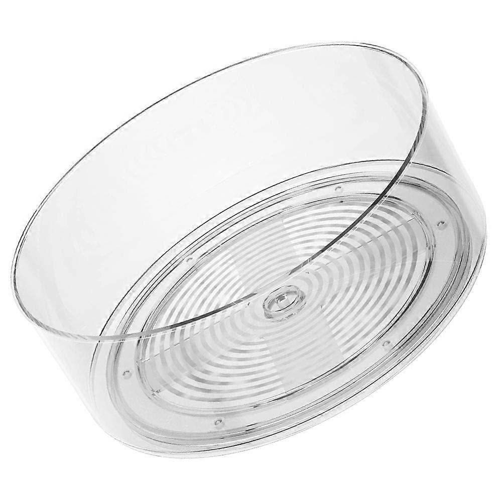 Kitchen Storage Box Rotating Tray for Storage 3Pcs Transparent Multi-Purpose Containers