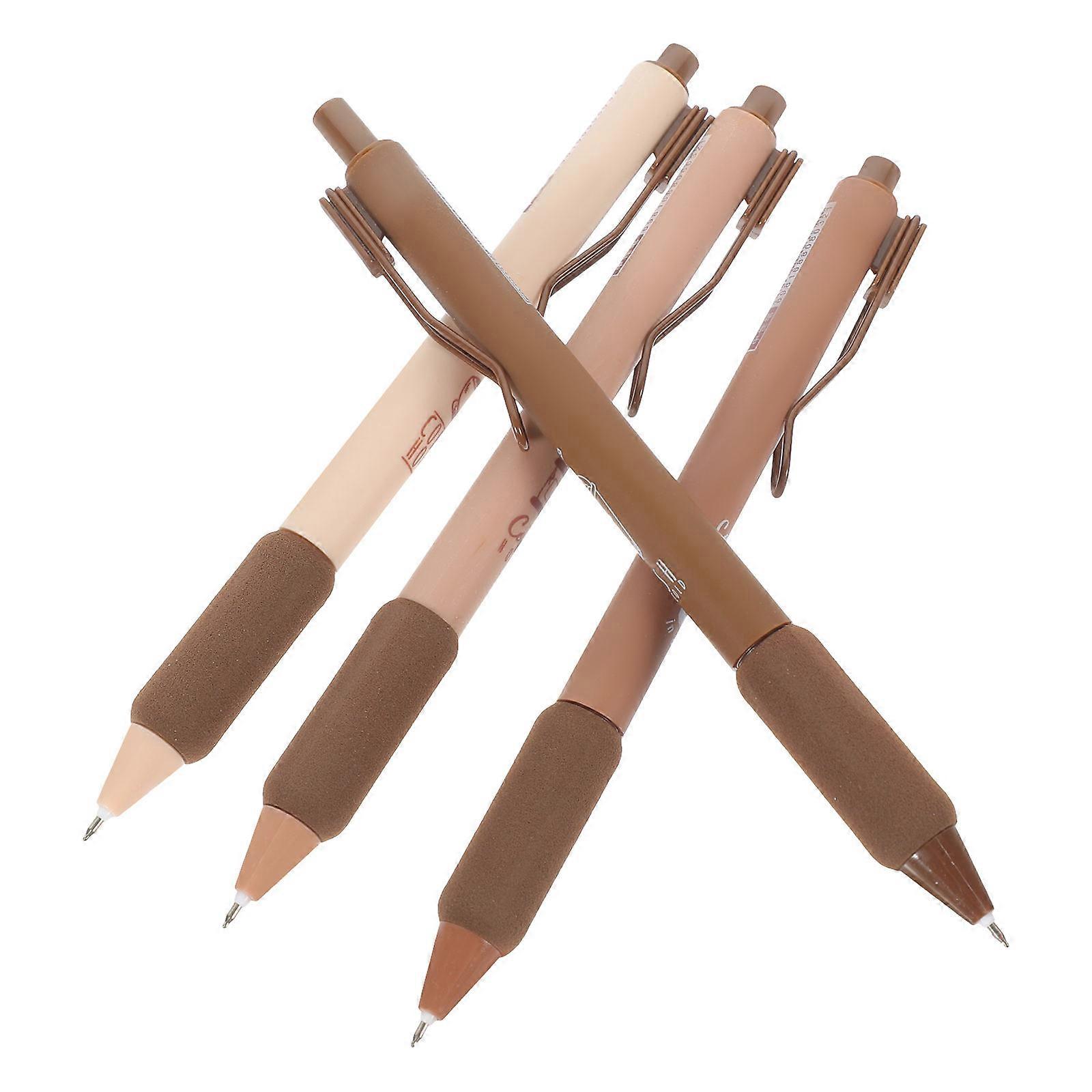 Multi-Function Ink Pens Gel Pen for Writing 20Pcs Coffee Press Type