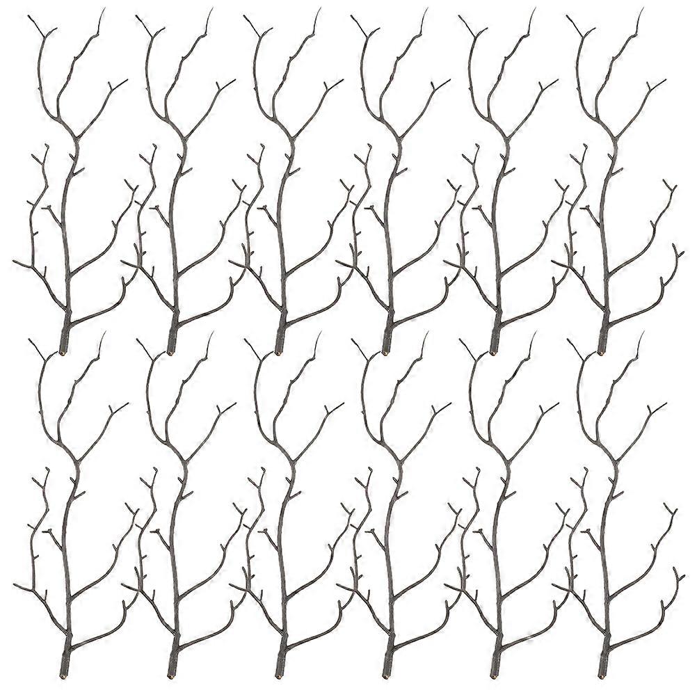 Plastic Artificial Antler Branches for Home Decor 100Pcs Craft Twigs