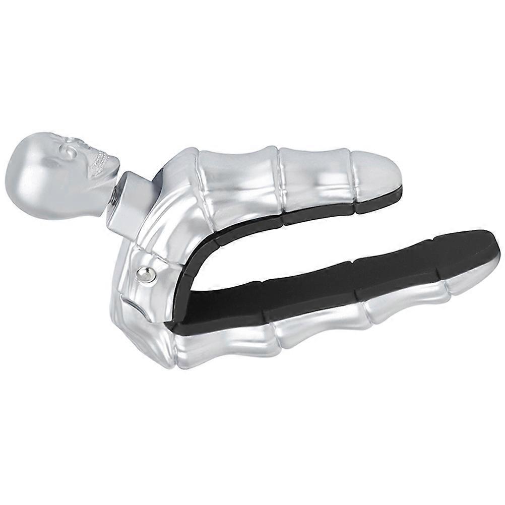Multifunctional 2Pcs Guitar Capo Skull Design Practical Use 10X6.5X1.5Cm Music Performance