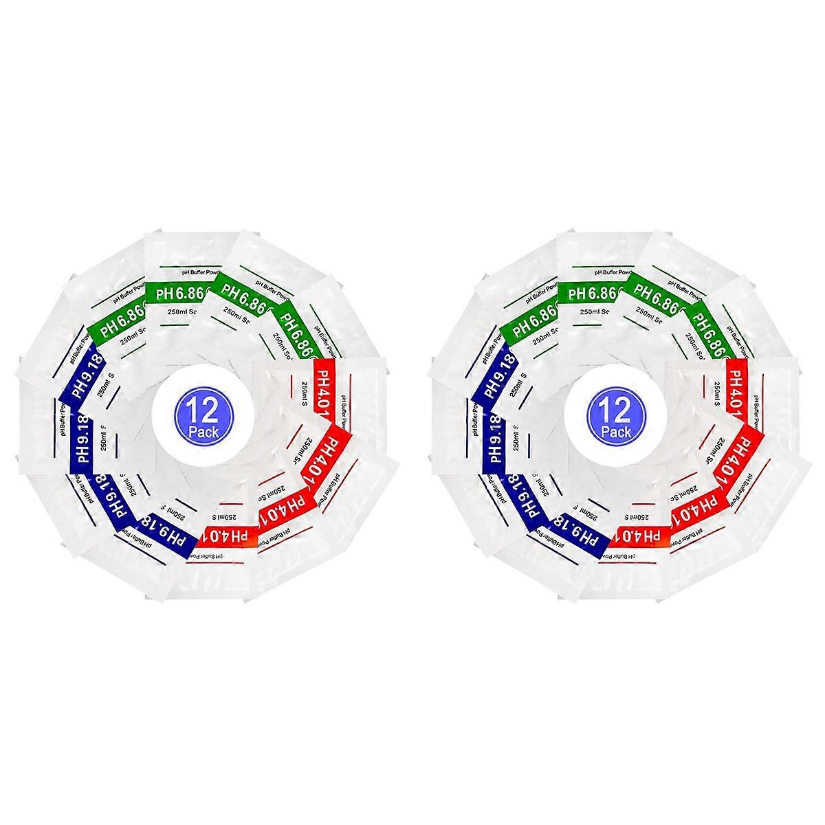 PH Meter Buffer Solution Powder, PH Calibration Solution Packets for Precise PH Meter
