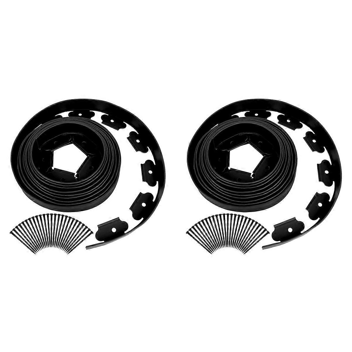 Landscape Edging, 16.4FT Garden Edging with 15 Stakes, for Yard