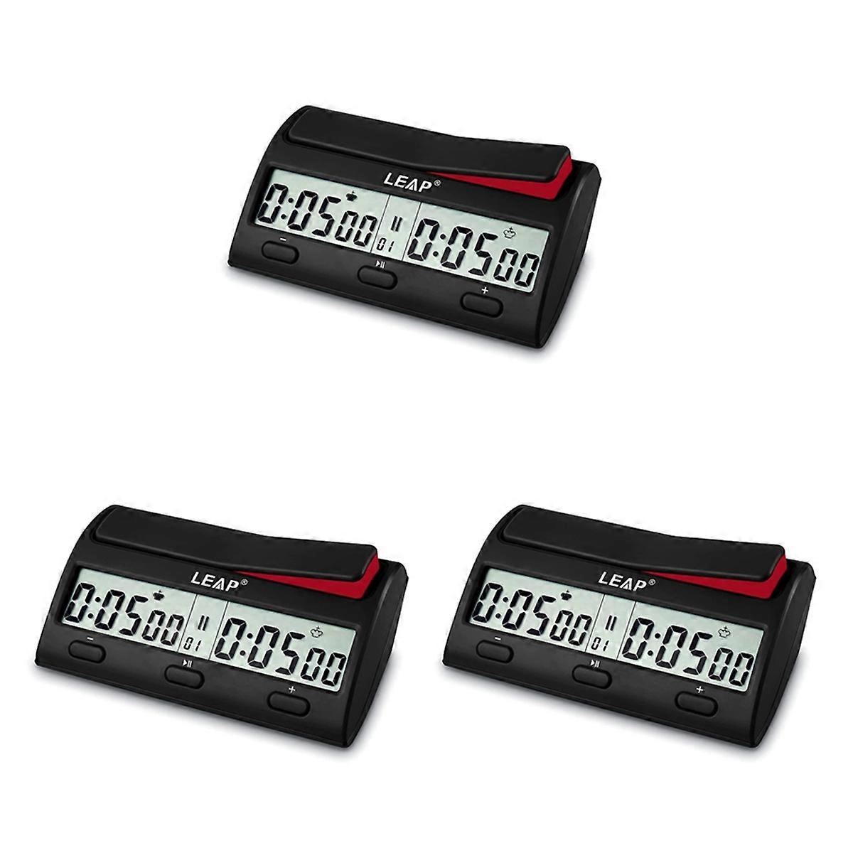 LEAP Chess Clock Advanced Digital Chess Timer with 7 Type 38 Timing