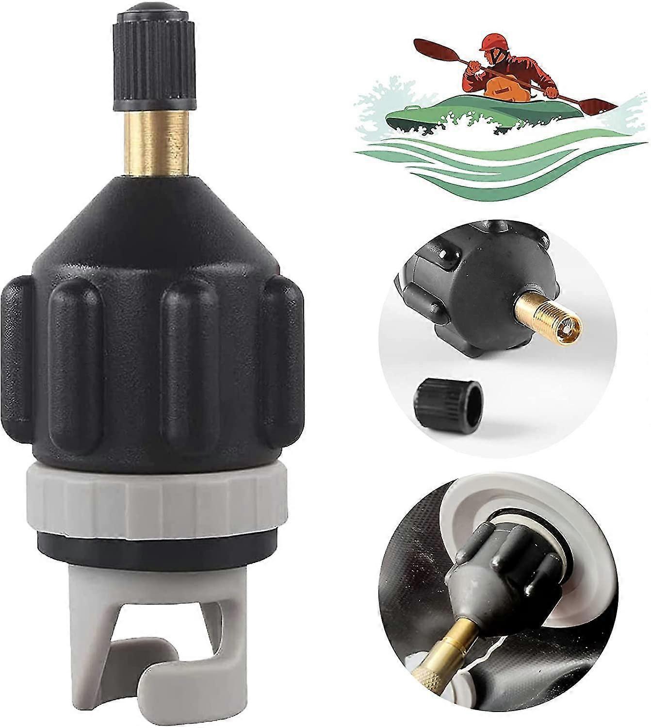 SUP pumpeadapter, universell elektrisk luftpumpe standard jolle inflatoradapter