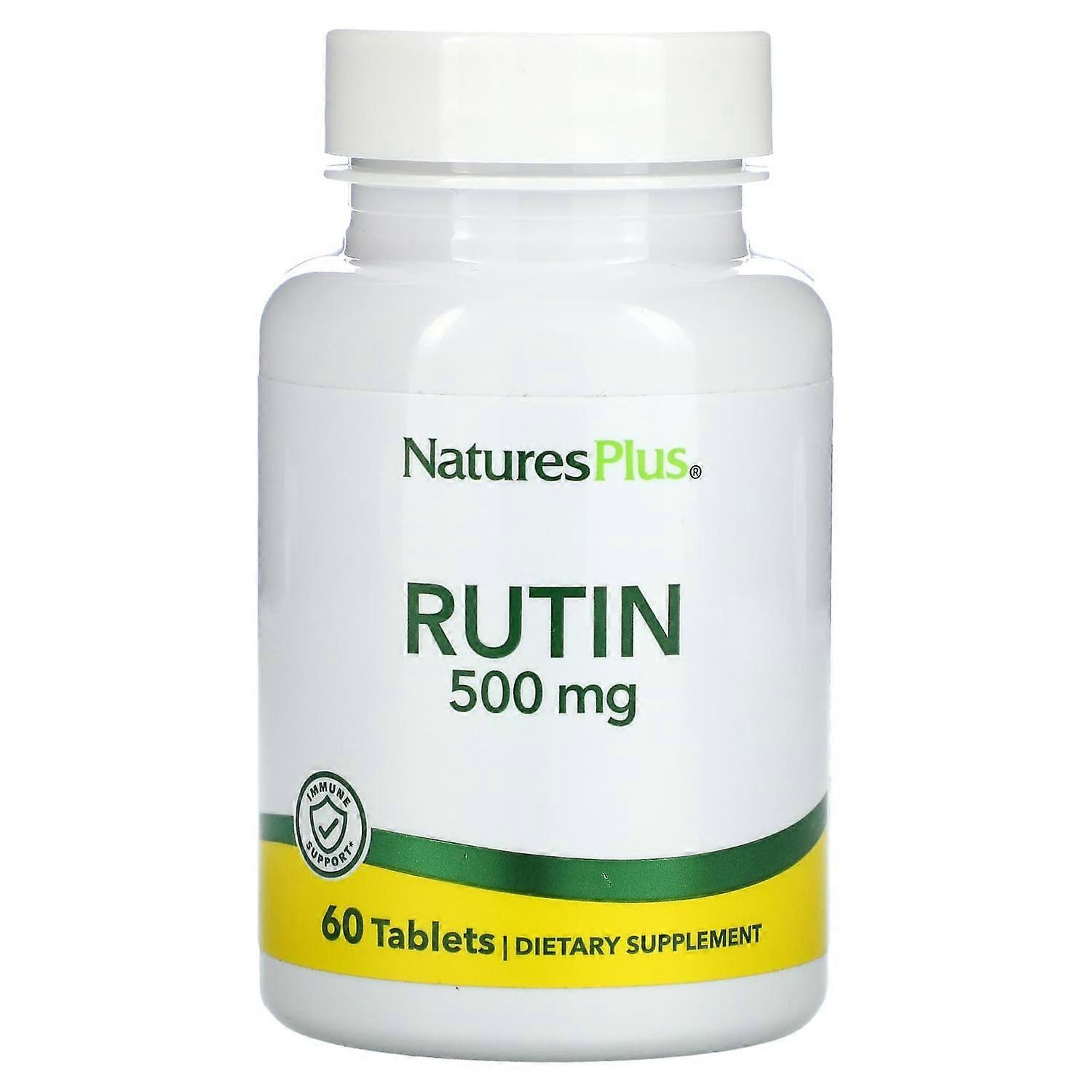 NaturesPlus, Rutin, 500 mg, 60 Tablets