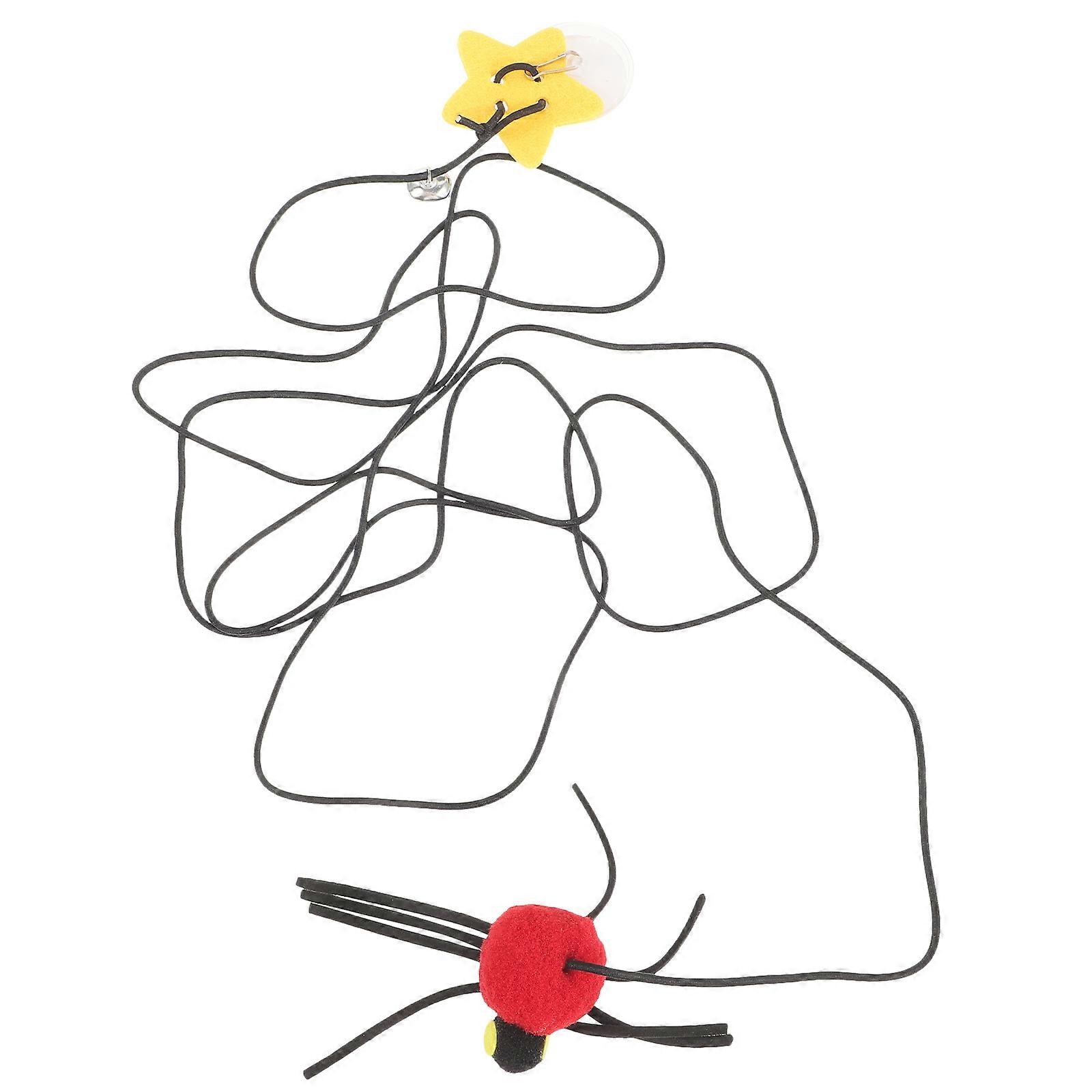 Interactive Hanging Cat Toy Spider Shape for Cat Playing 4Pcs Pack