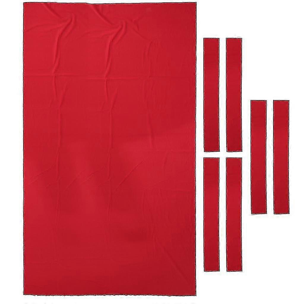 Professional Billiard Pool Table Cloth 9ft Pool Table Felt Accessories Red