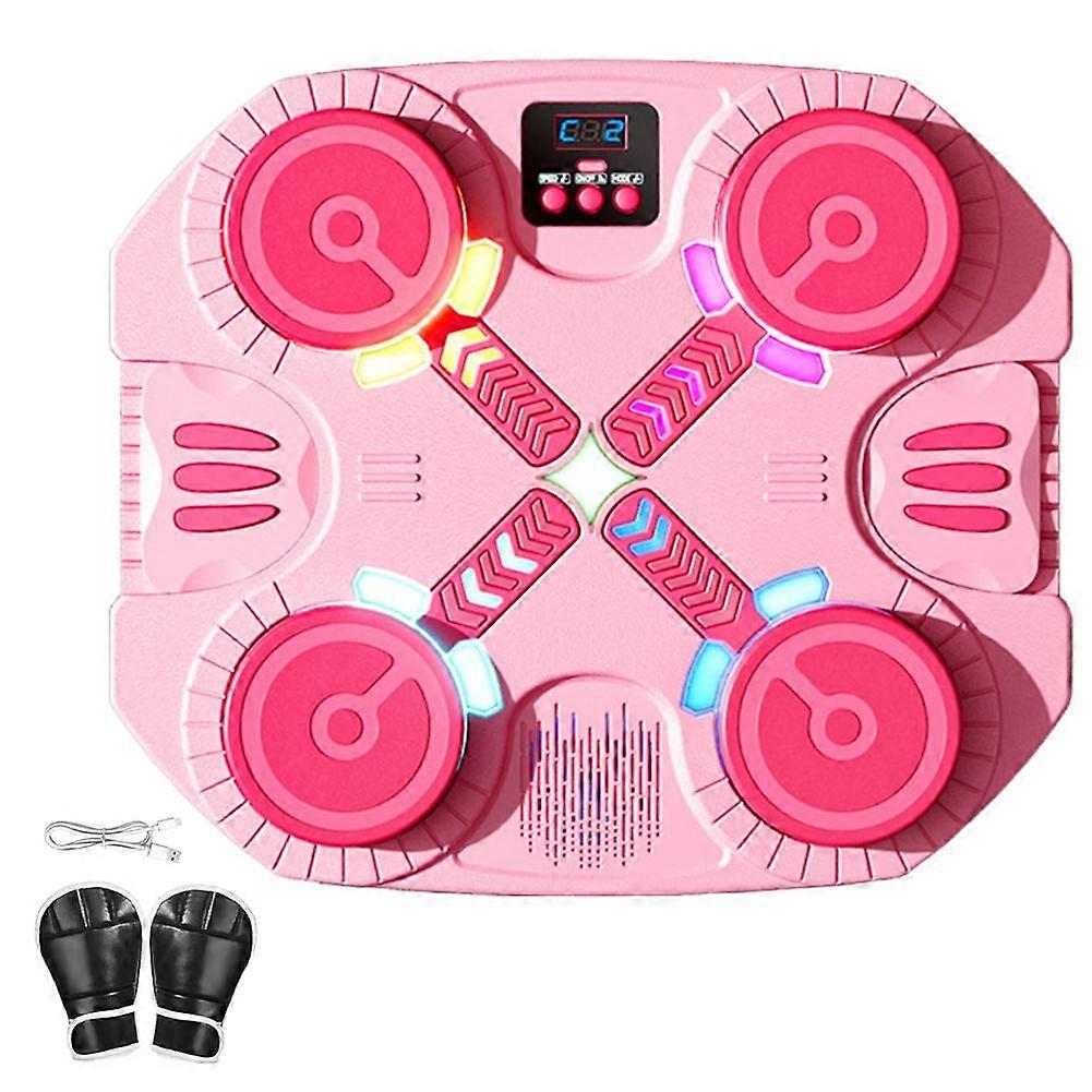Electronic Music Boxing Machine Kit 6 Targets Bluetooth Wall-Mounted Training