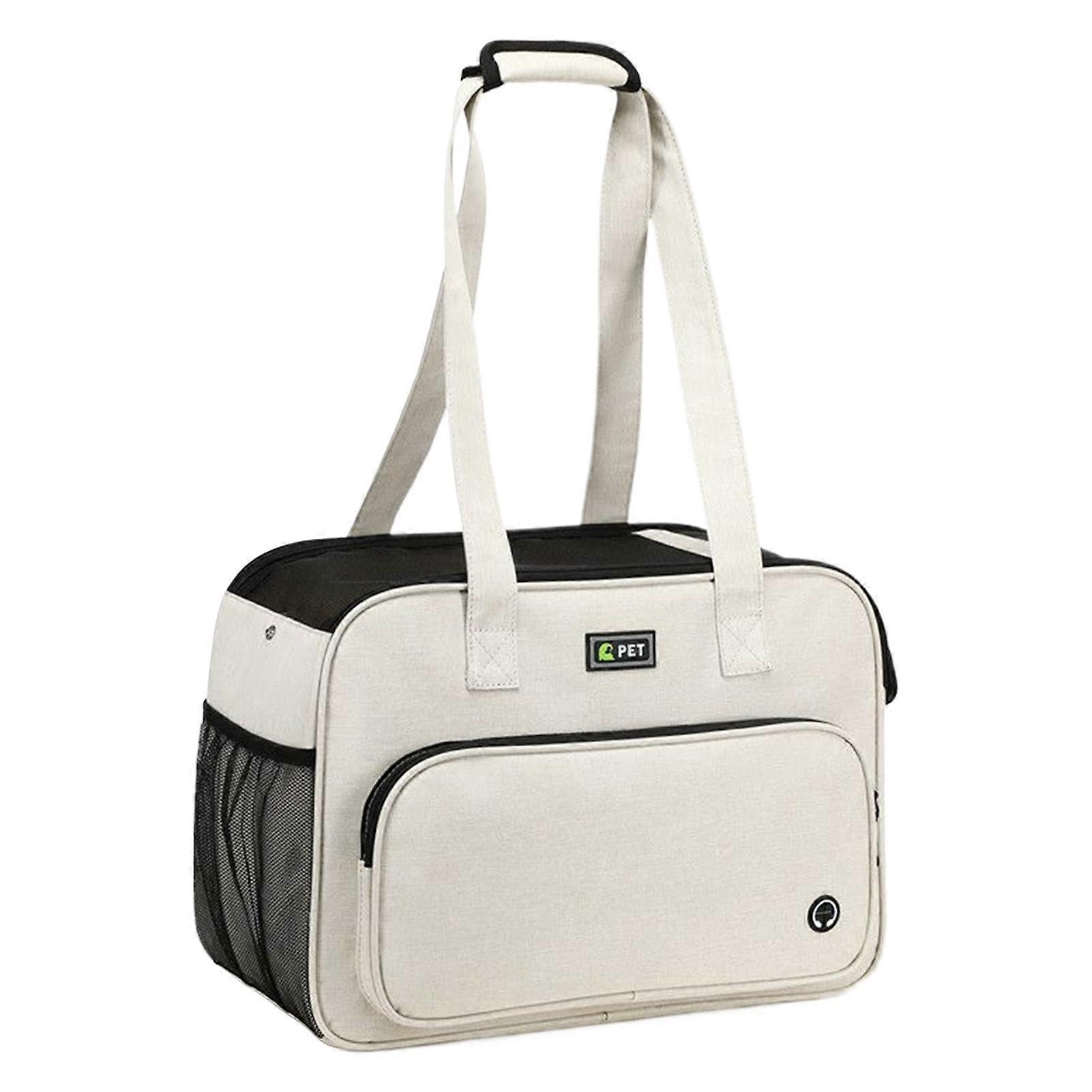 Dog Carrier Purse Breathable Mesh Tote with Strap for Puppy Kitten Bunny Cat Travel