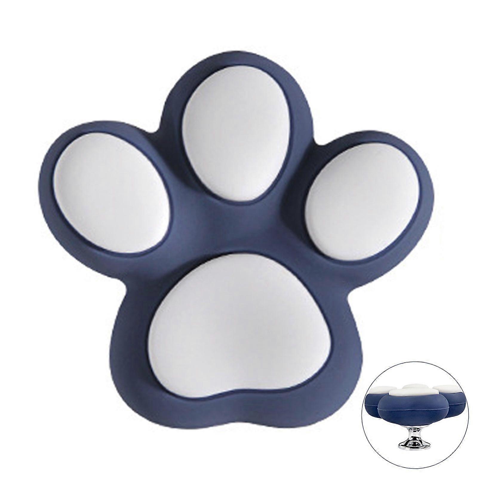 4pcs Silicone Paw Cabinet Knobs Soft Cartoon Pull Handle for Kids Anti Collision Pull Knobs for Bedroom