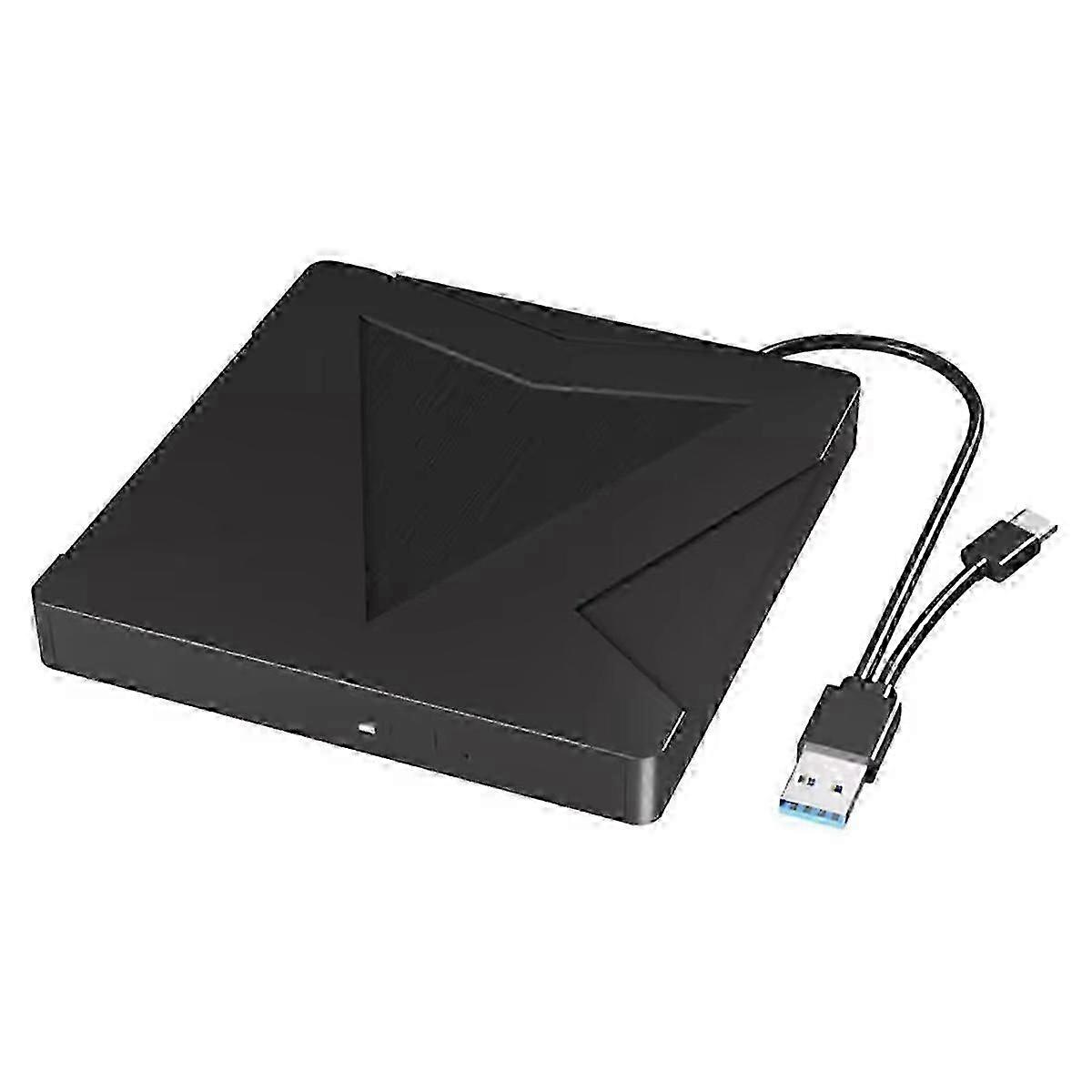 External DVD Drive CD DVD -/+RW Player Burner Portable Optical Drive for Laptop PC Computer Notebook 11 10
