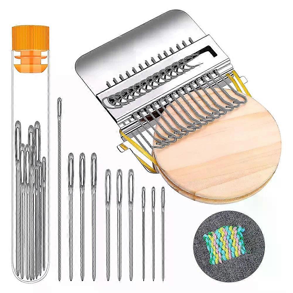 Mini Darning Knitting Machine Small Loom Machine Tools Easy To Carry Small Loom Household Knitting Machine For Mending Socks