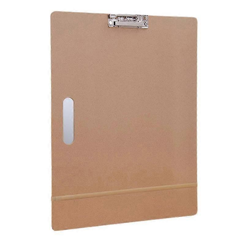 A3 Drawing Board, 46x36cm Portable Art Clipboard with Sturdy Clip and Rubber Bands for Classroom, Dr