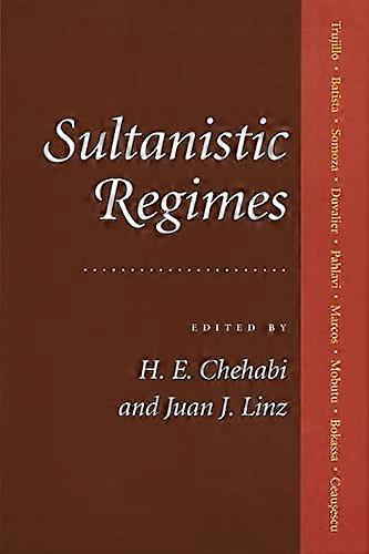 Sultanistic Regimes