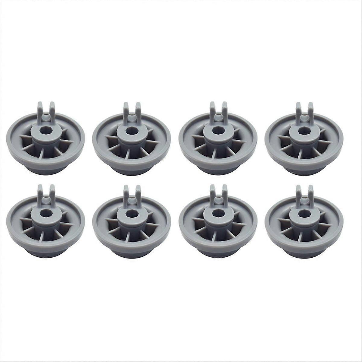 8PCS Dishwasher Replacement Rack Wheels Bottom Rack Basket Wheels