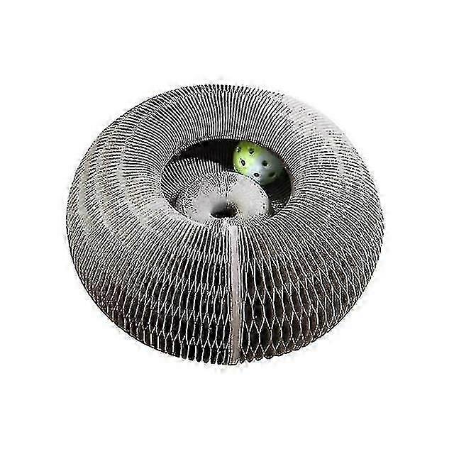 Magic Organ Cat Scratching Board Comes With A Toy Bell Ball And Catnip Bag