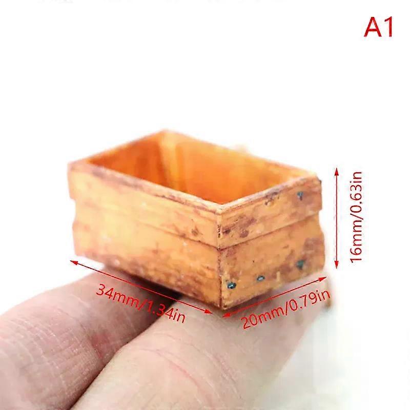 1/6 1/12 Dollhouse Miniture Simulation parts box Hollow frame Storage model Decoration Accessories Toys