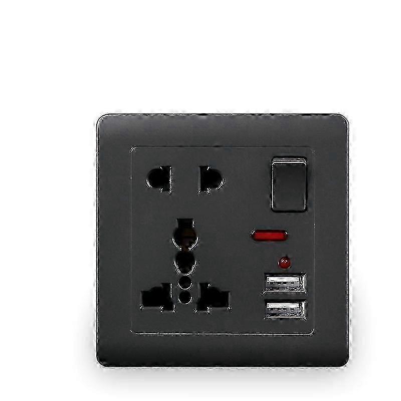 Dual USB Port Wall Socket EU Standard 2.1A Embedded