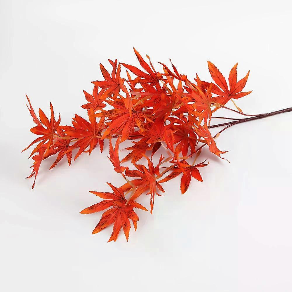 84cm Retro Autumn Maple Leaf Artificial Plant Simulation Artificial Maple Tree Branch Wedding Party Fall Decor Photography Props