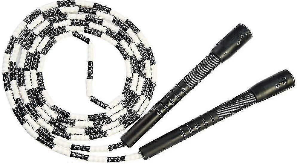 Hopprep - Mjukt pärlsegment Hopprep - Justerbart trasselfritt Fancy Rope för träning #yg-s