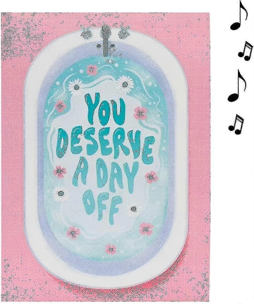 Sequin card for mummy with special audio greeting