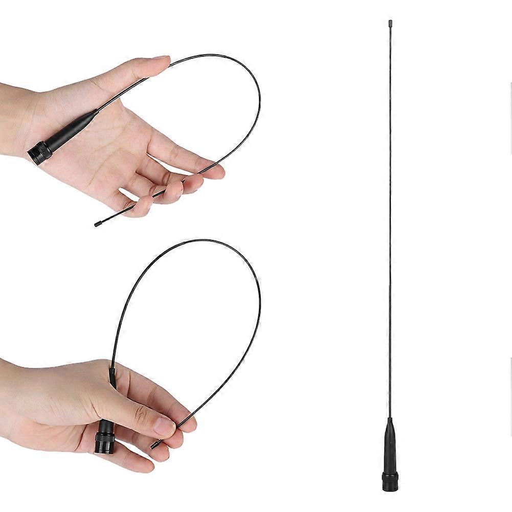 BNC Connector 10W UV Dual Band Walkie Talkie 144/430MHz Two Way Radio Soft Antenna