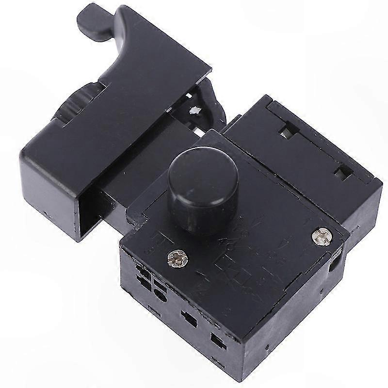 Black 6A 250V Electric Drill Speed Control Trigger Switch Replacement Part