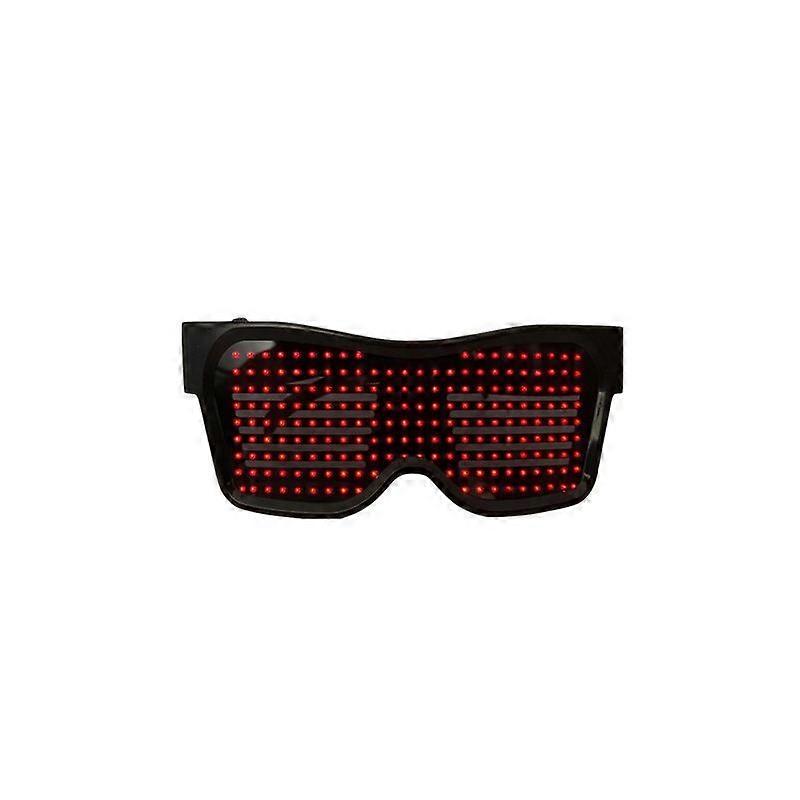 Led Glasses Customizable Bt Led Glasses Colorful Light Glow Glasses Diy Messages