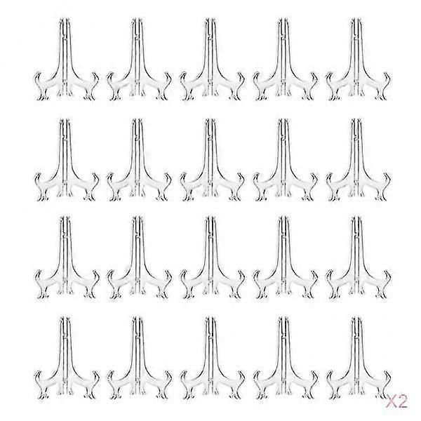 40x Decorative Plate Holder Display Stand Easel Picture Frame Pedestal 6"