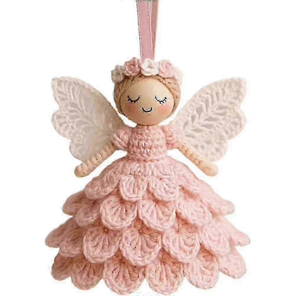 DIY Virka Ängel Prydnad Hantverk Kit för jul och semester inredning